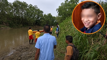 Josué David Calderón fue hallado sin vida tras desaparecer en el río Chamelecón. (FOTO: Noticias 24/7)