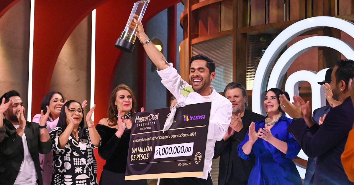 Dani Valle rompe el silencio tras convertirse en el ganador de MasterChef Celebrity México 2025 - Infobae