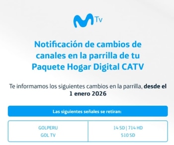 GOLPERU y GOLTV no seguirán