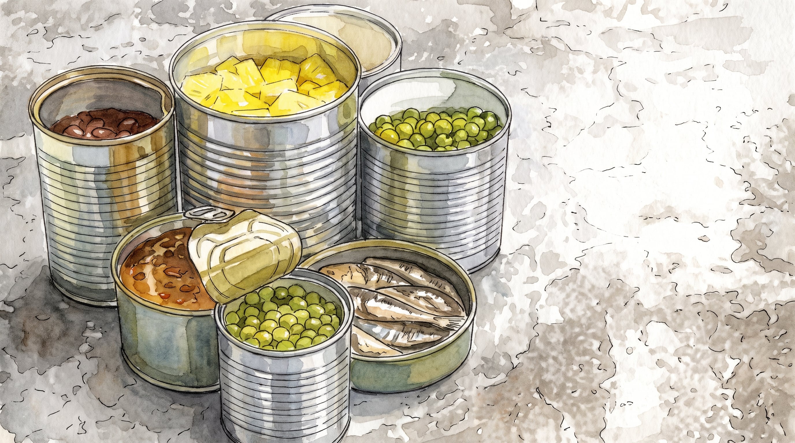 Cinco verduras que es mejor comprar frescas que enlatadas