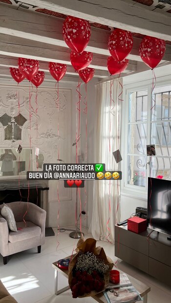 La imagen que compartió luego