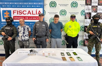 La primera fase de la operación Enigma dejó la captura de alias Johana y alias Colas por su presunta relación con el multicrimen en Risaralda - crédito Fiscalía