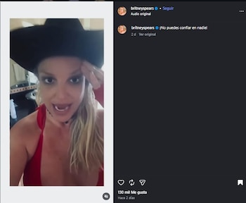 Britney Spears explicó que su ojo izquierdo sufrió afectaciones por bótox.