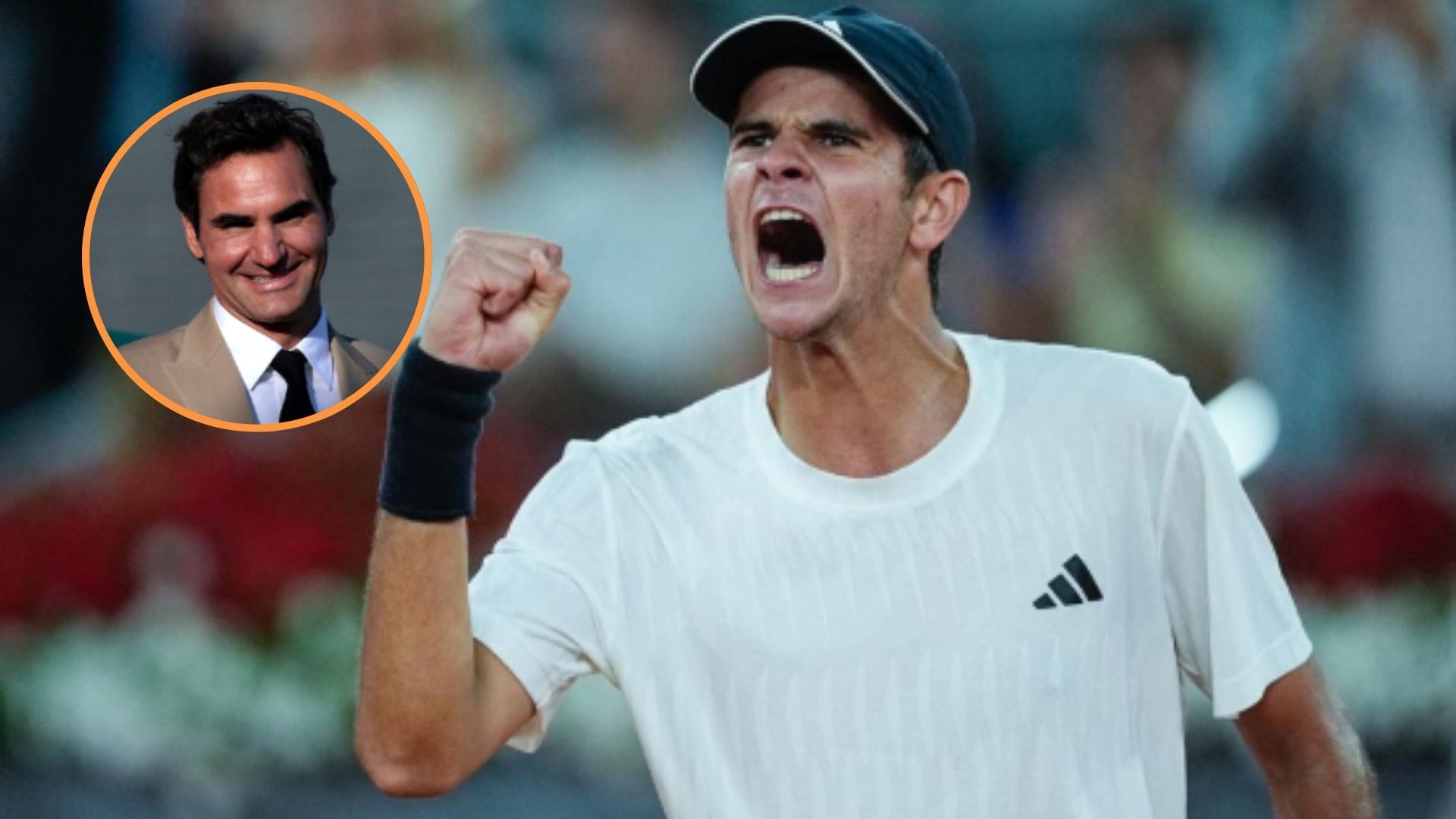 Roger Federer se rinde ante Rafa Jódar antes del US Open 2026. (Composición Infobae)