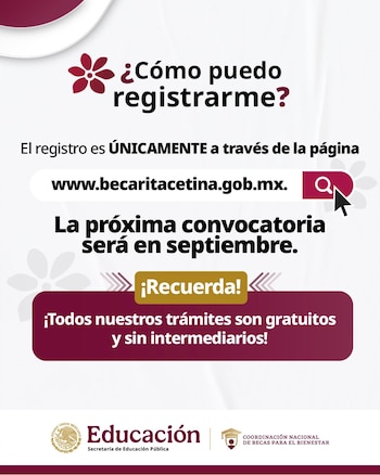 El registro para los alumnos