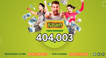 Kábala: video del último sorteo