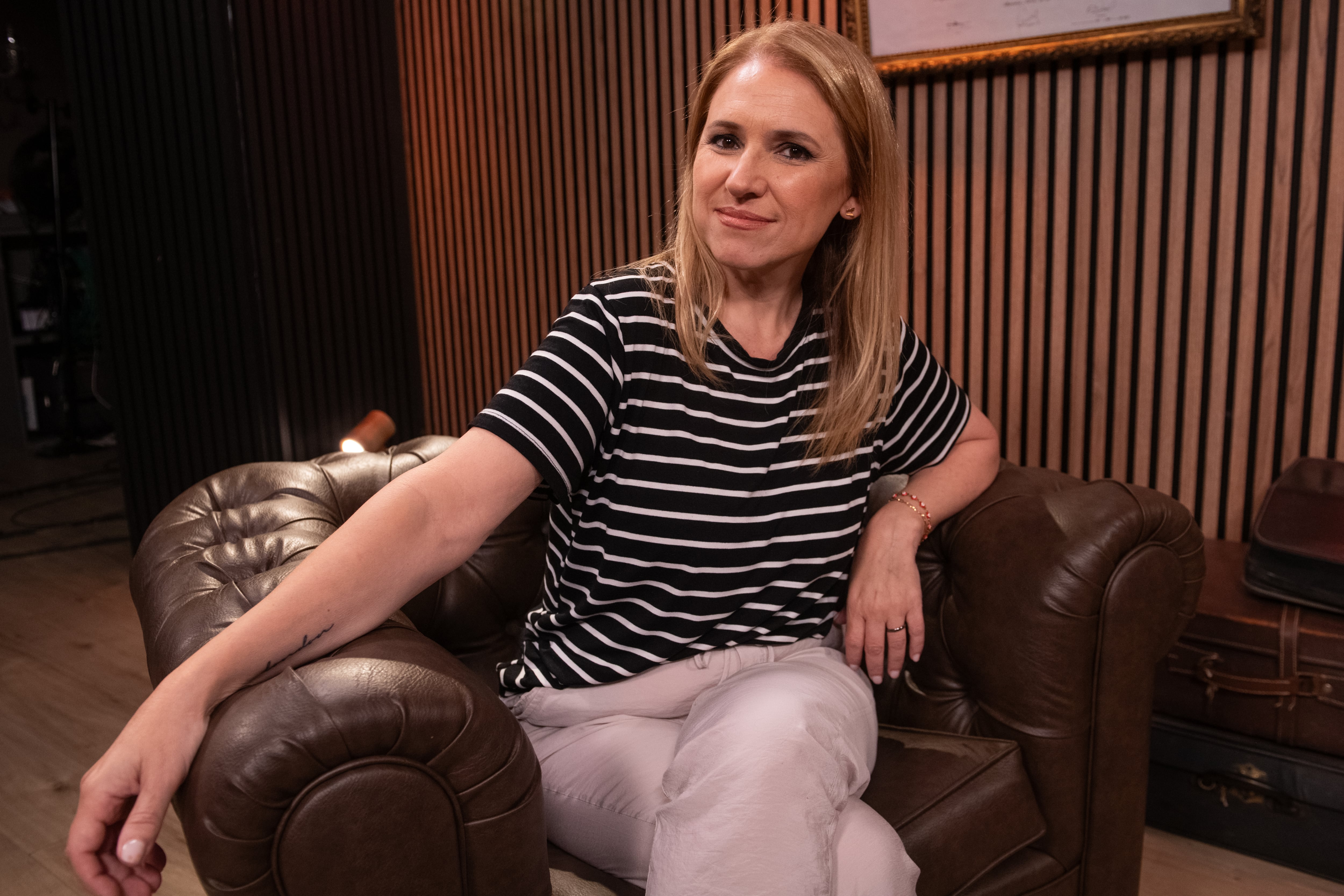 Fernanda Iglesias contó que evalúa retirarse los implantes mamarios tras 20 años de uso (Jaime Olivos)