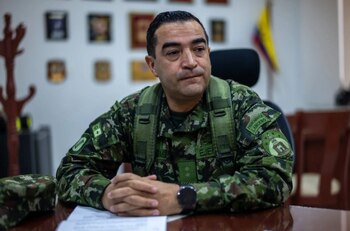 El general Mario Contreras, comandante