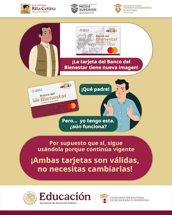 La tarjeta Bienestar cambió de