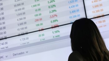 Fuerte caída en la bolsa