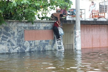 LLUVIAS - INUNDACION - VILLAHERMOSA - TABASCO - MEXICO - GAVIOTAS DEL SUR - 10112020