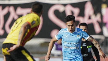 Jesús Pretell durante el partido