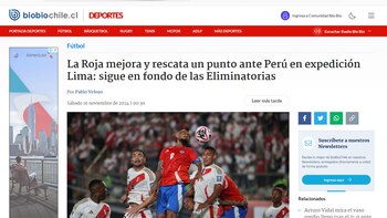 Prensa de Chile criticó a