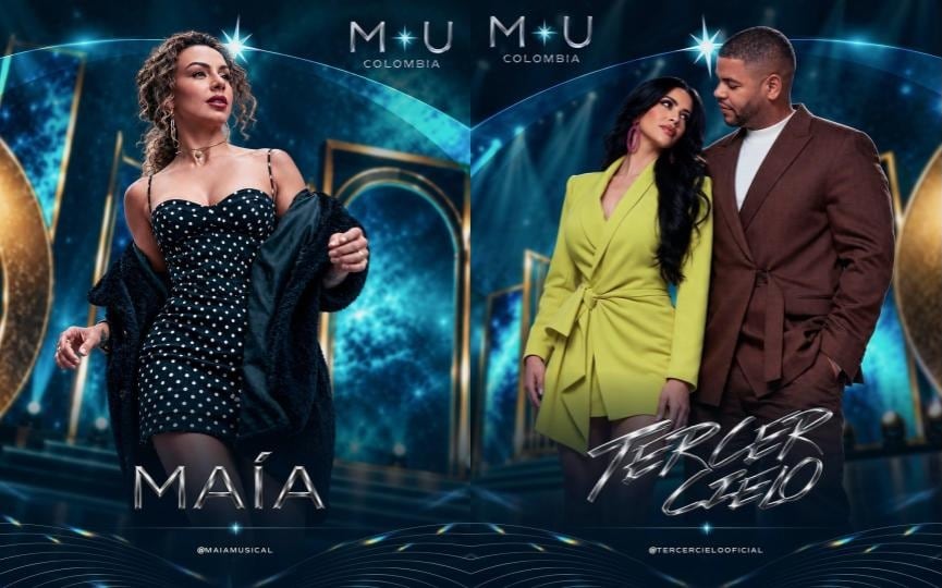 La cantante Maía interpretará el tema Valiente en la gala de coronación como parte de los espectáculos musicales. Tercer Cielo completa la lista de presentaciones musicales de la velada - crédito @missuniversecolombiaoficial/Instagram