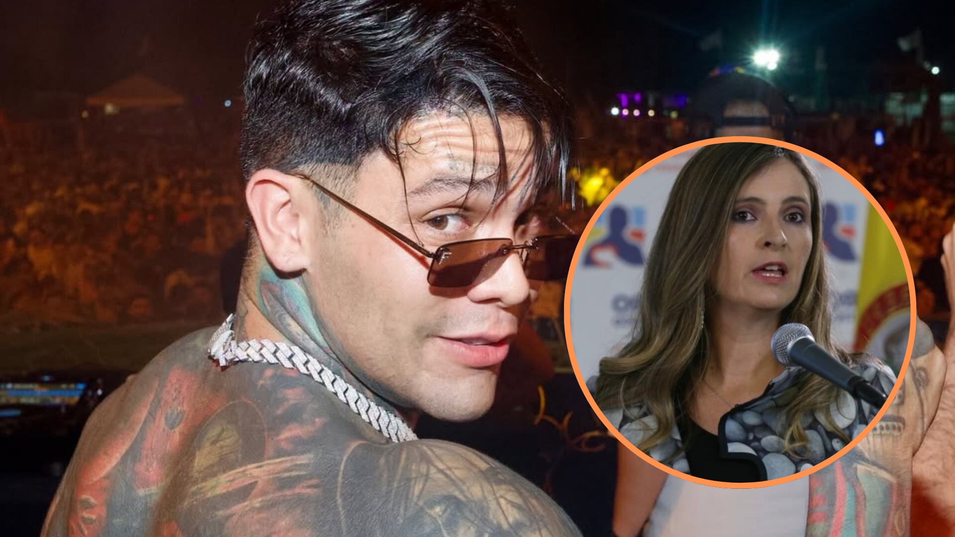 Yeferson Cossio sorprende con apoyo a Paloma Valencia - crédito montaje @yefersoncossio/ Instagram - Camila Díaz/Colprensa