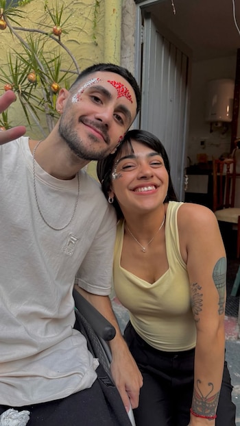 Serena Mejía Franco Lionti pareja viral