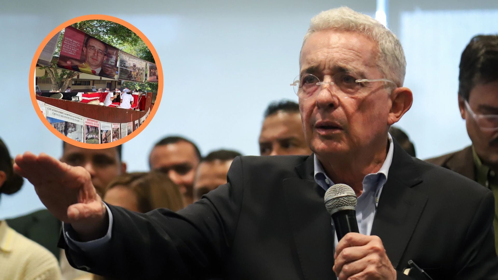 La colectividad afirmó que recibió denuncias sobre contenidos políticos exhibidos durante una actividad educativa y reclamó garantías para el pluralismo y la libertad de conciencia estudiantil - crédito Catalina Olaya/Colprensa/@CeDemocratico/X