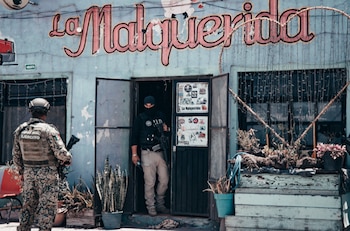 El lugar fue asegurado por las autoridades Foto: Fiscalía Querétaro