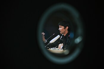 El líder disidente cubano Yunior