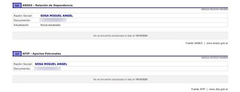 El informe comercial de Miguel