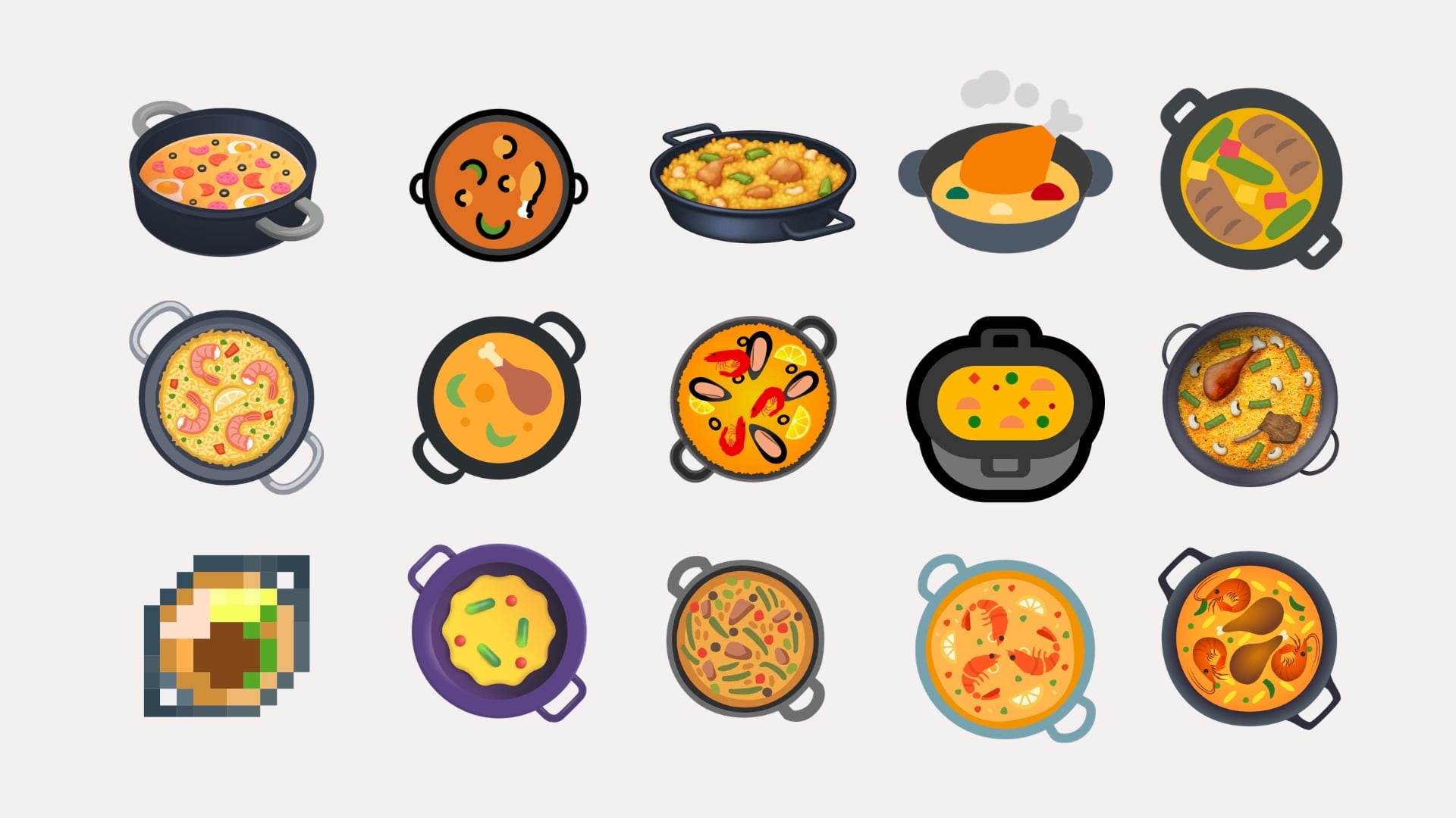 10 años del emoji de la paella: una lucha por la identidad gastronómica que transformó gambas y guisantes en garrafó y pollo
