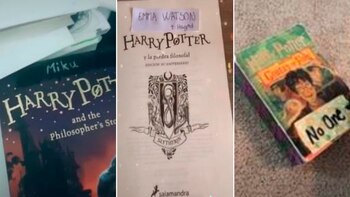 Ejemplares de "Harry Potter", con