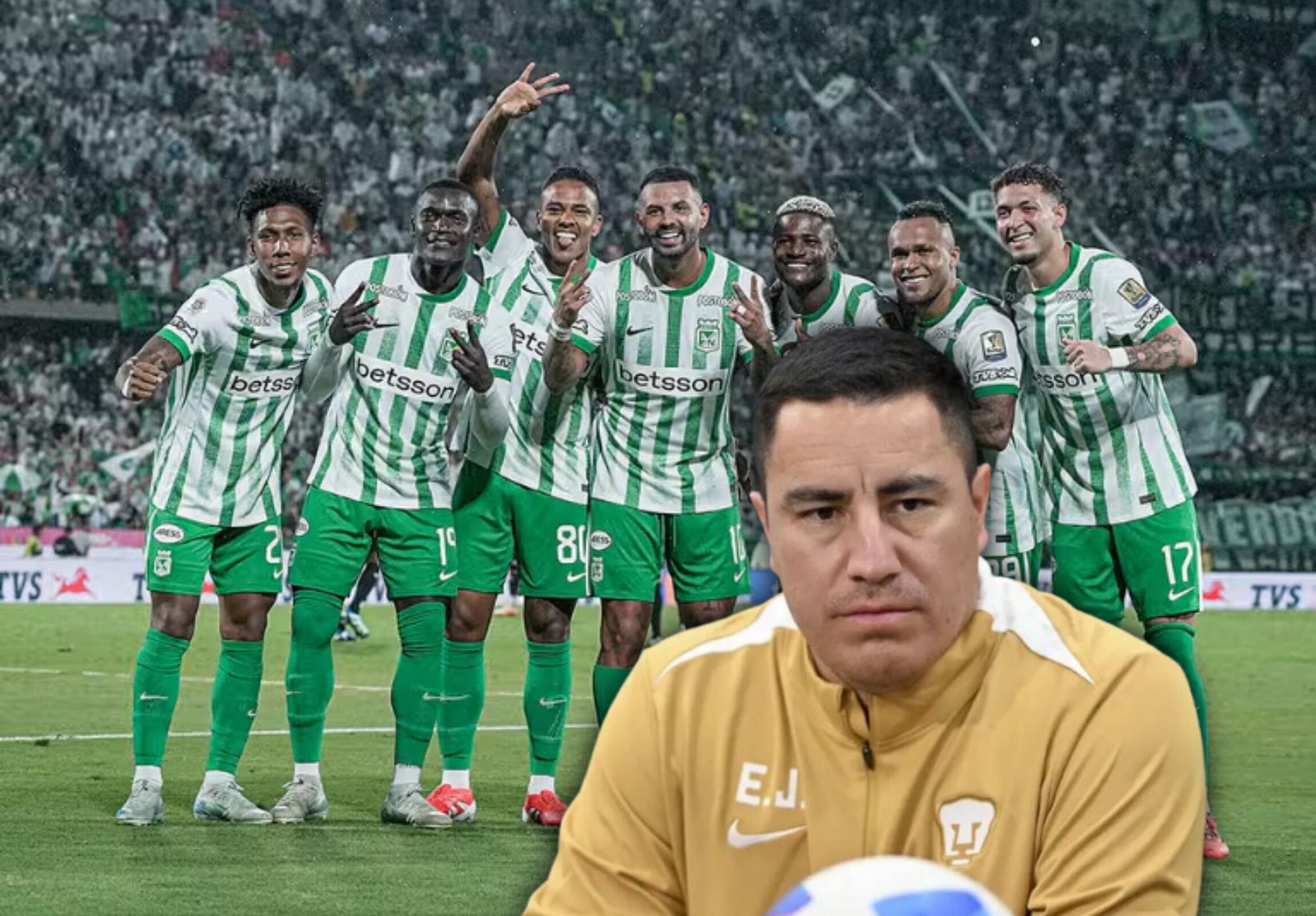 El mexicano buscaría a uno de sus pilares en Atlético Nacional - crédito Montaje Infobae (AtléticoNacional/Imago)
