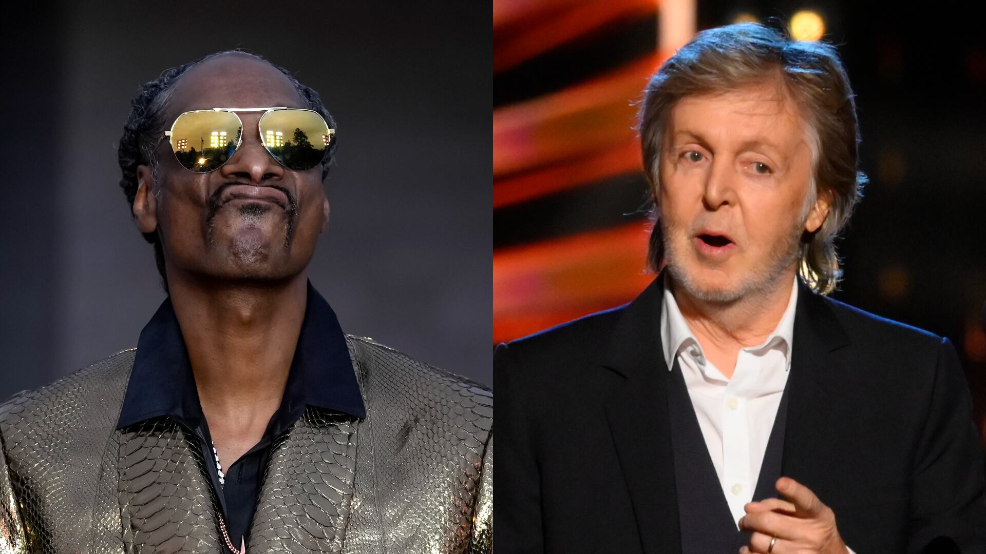Snoop Dogg, Paul McCartney (AP/Rebecca Blackwell/David Richard)