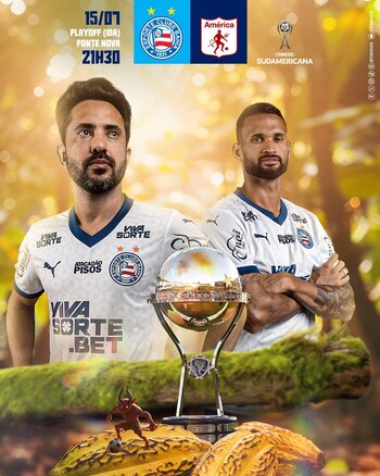 Con Everton Ribeiro y Willian José, Bahía se prepara para el partido ante América de Cali - crédito @ecbahia / X