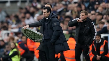 El técnico Unai Emery acusó