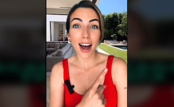 Rocío Chipont en uno de