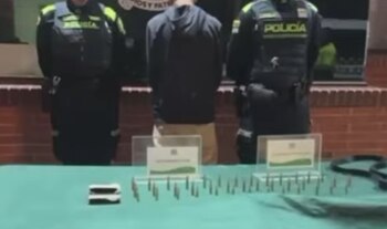 El menor cayó en medio