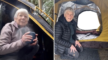 La vida nómada de una jubilada de 78 años
