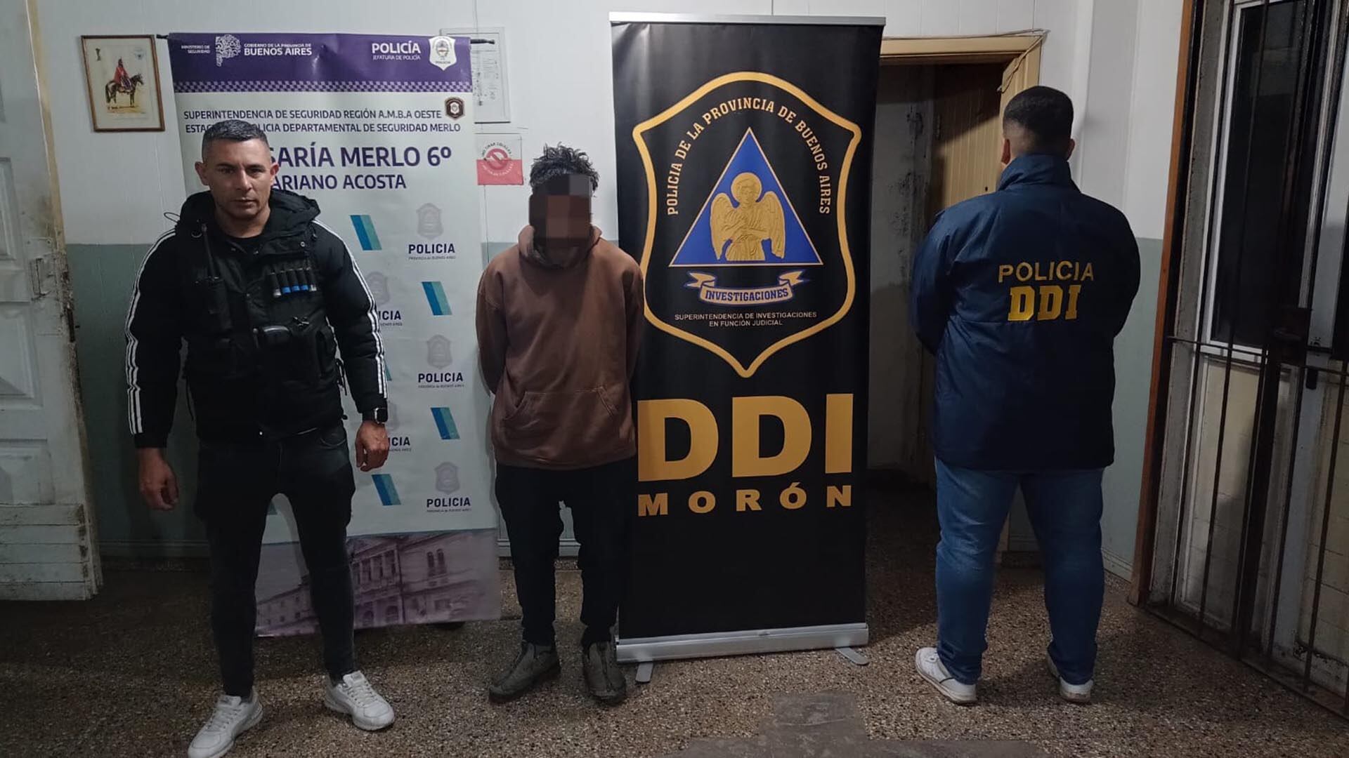 El presunto abusador, detenido