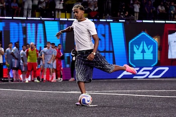Lamine Yamal en la Kings League. (EFE/ Kings League)