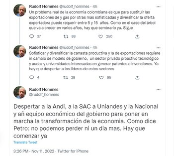 El exministro de Hacienda explica