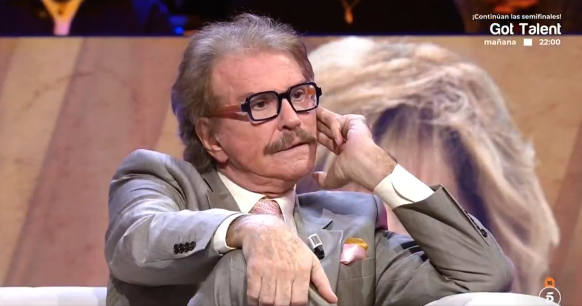 Edmundo Arrocet durante su entrevista en