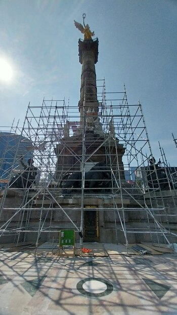 Trabajos de restauración en la