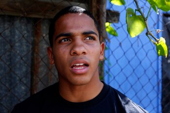 Fotografía de archivo del boxeador