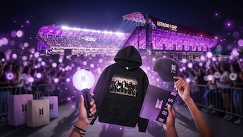 Merch oficial de BTS en el Estadio GNP Seguros: ubicaciones, horarios y precios