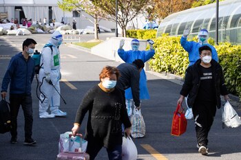 In this photo released by