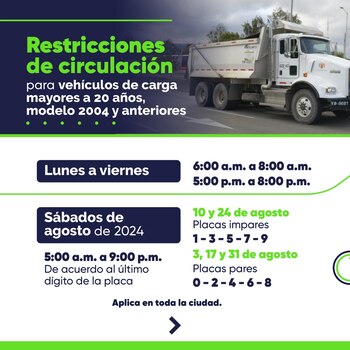 Medidas de regulación vehicular para