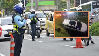 Camioneta de alta gama cayó