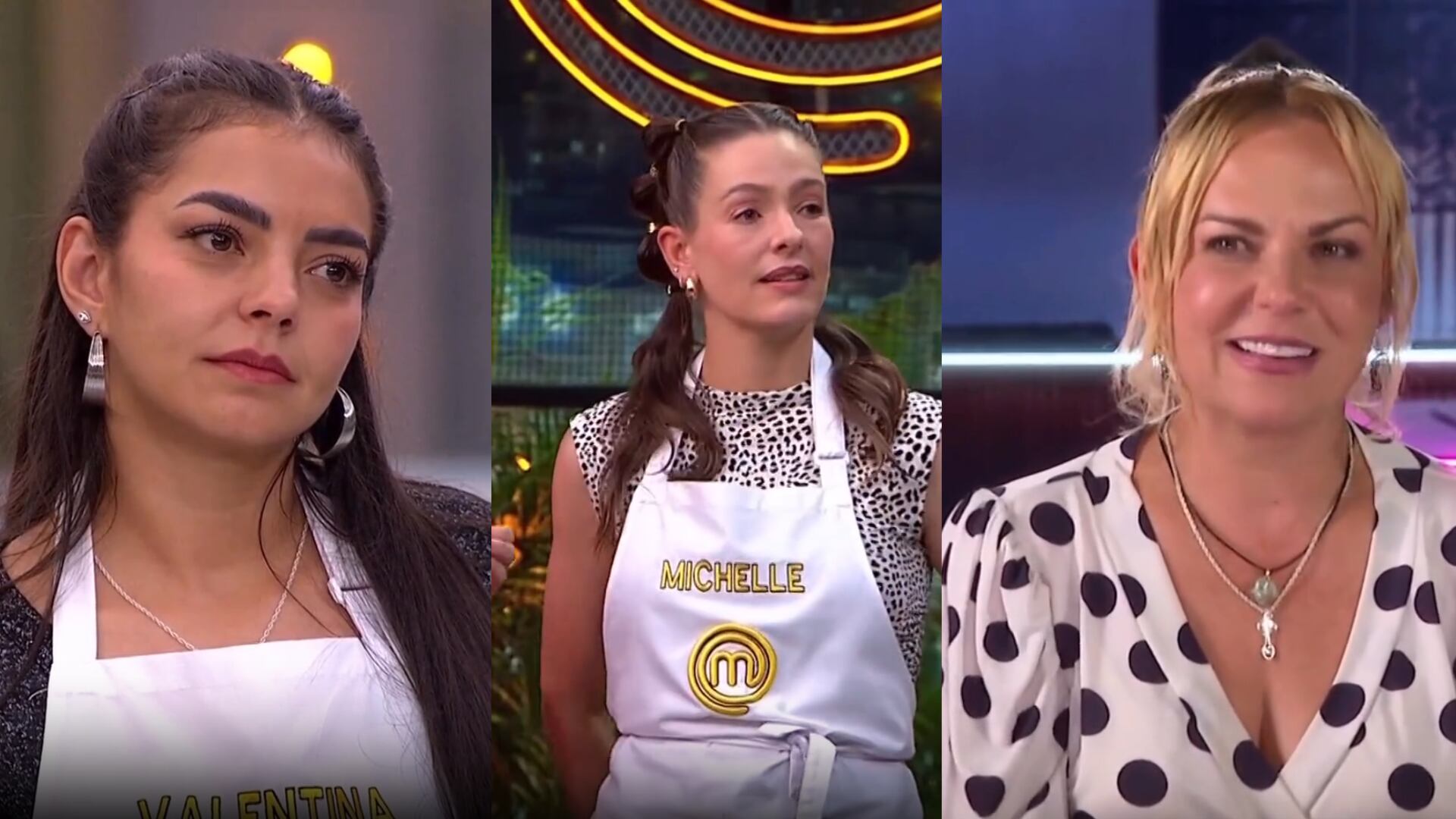 La exreina destacó por la humildad con la que calificó su plato y la preparación, lo que convenció a los jurados, aunque recalcaron no ver un buen nivel en ninguno en esta etapa de la competencia - crédito @masterchefcelebrityco/ Instagram