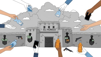 Drogas, celulares, prostitución y armas: exhiben presunta red de corrupción en prisión de Baja California