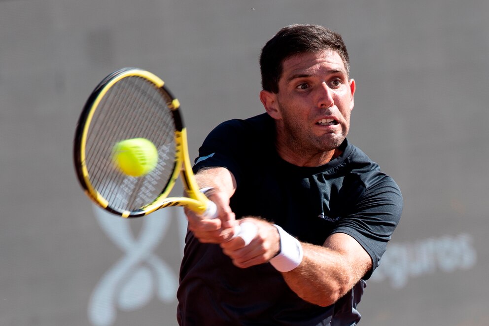 El tenista argentino Federico Delbonis está ubicado en el 64 del mundo (Foto: EFE)