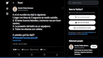 Las reflexiones de Hernán Peláez