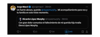 El apoyo de Jorge Macri