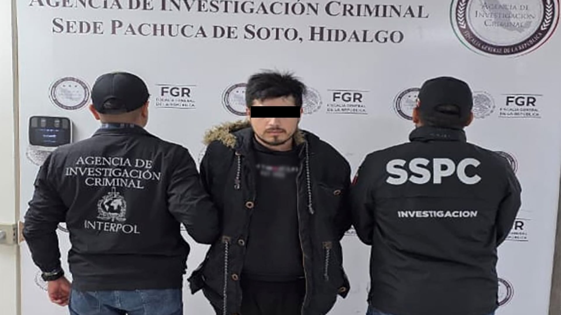 Alejandro Rosales fue capturado tras el intercambio de información por ambas naciones. Foto: SSPC