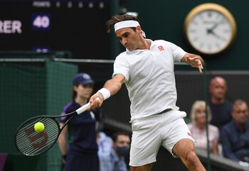 El tenista suizo Roger Federer